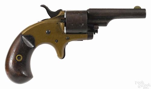 Colt Open Top Model seven-shot pocket revolver, .22 caliber, standard model, 2 3/8'' round barrel
