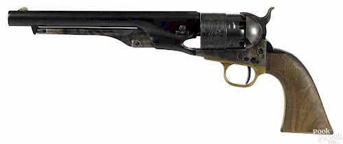 Uberti Model 1860 Army percussion revolver, .44 caliber, with a case hardened frame