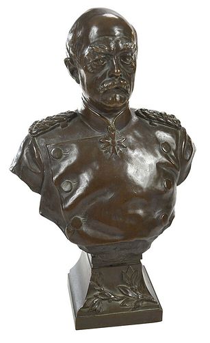 Bronze Bust of Otto Von Bismarck