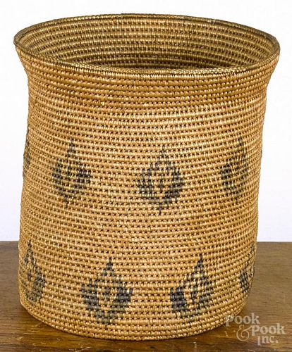 Native American Indian basket, 20th c., 7 1/2'' h.