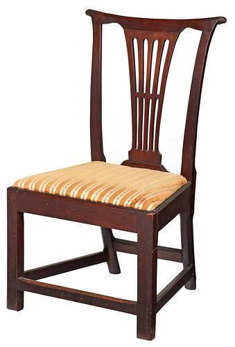 Virginia Chippendale Walnut Side Chair