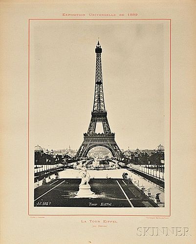 Exposition Universelle de Paris, 1889. Epreuves Photographiques Inalterables.