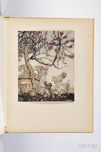 Phillpotts, Eden (1862-1960) A Dish of Apples,   Illustrated by Arthur Rackham, Signed by Author and Artist.