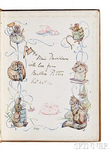 Potter, Beatrix (1866-1943) The Tale of Benjamin Bunny,   Presentation Copy.