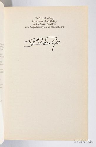 Rowling, J.K. (b. 1965) Harry Potter and the Goblet of Fire,   Signed Copy.