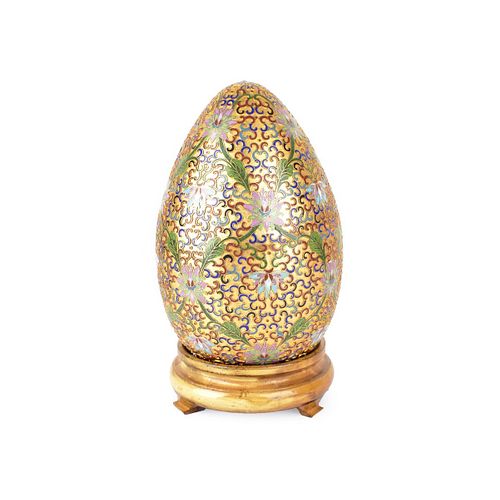 Chinese Cloisonne Egg