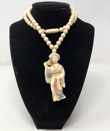 Chinese Bone Necklace