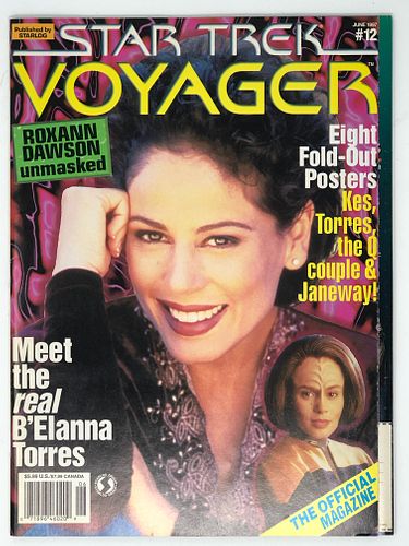 Vintage STAR TREK VOYAGER Magazine #12 June 1997