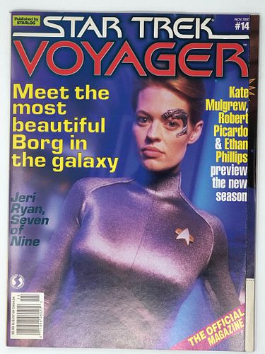 Vintage STAR TREK VOYAGER Magazine #14 Nov 1997