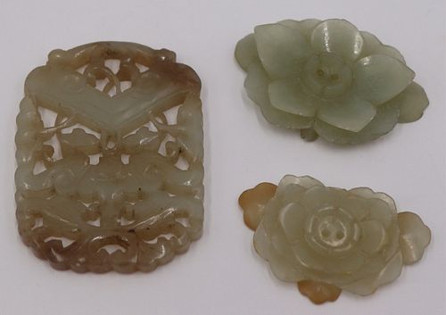 Grouping of Antique Carved Chinese Jade.