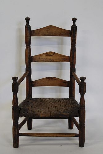 18th C New England Child's Chair.