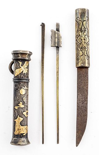 Fine And Rare Korean Nobel Eunjang Do Dagger