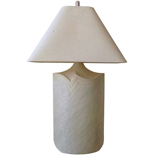 Large Plaster and Lucite Lamp by Casual Lamps of