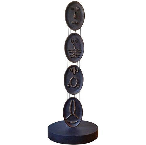Richard Light Bronze Totem Sculpture
