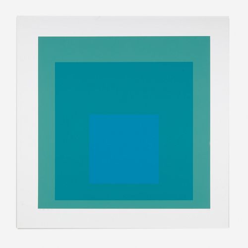 Josef Albers (German, 1888-1976) SP XII (from Homage to the Square)