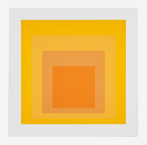 Josef Albers (German, 1888-1976) SP IV (from Homage to the Square)