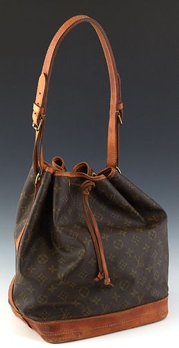 Louis Vuitton Noe GM Shoulder Bag, in a brown monogram coated canvas, with vachetta leather accents and golden brass hardware, with a brown canvas lin