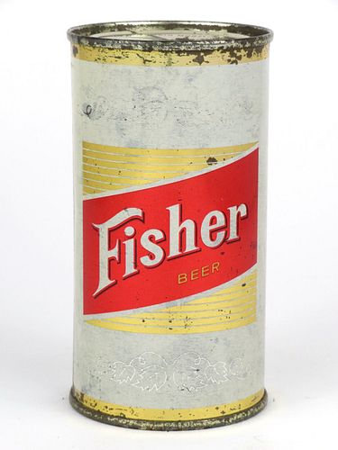 1960 Fisher Beer 11oz Flat Top 63-39