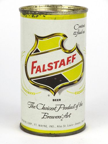 1955 Falstaff Beer 12oz Flat Top 61-37