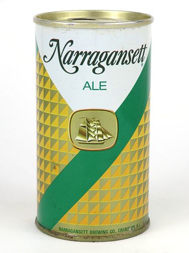 1968 Narragansett Ale 12oz Tab Top T95-34