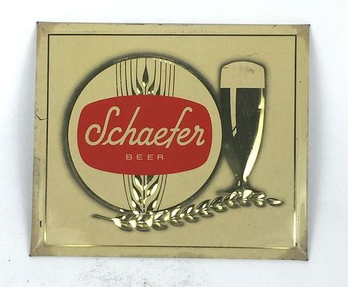 1947 Schaefer Beer  TOC Sign 