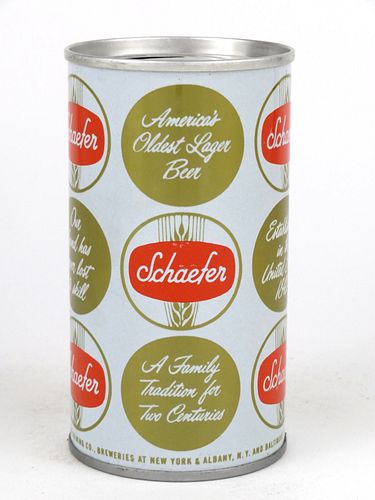 1967 Schaefer Beer (Test Can?) 12oz Tab Top T117-40