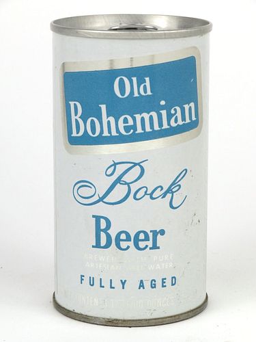 1970 Old Bohemian Bock Beer 12oz Tab Top T99-26