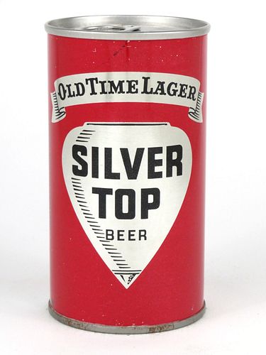 1968 Silver Top Beer (metallic) 12oz Tab Top T124-40