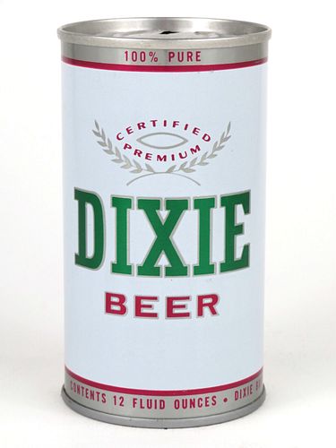 1967 Dixie Beer 12oz Tab Top T58-37