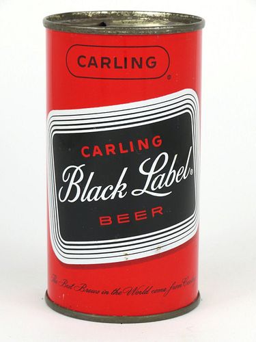 1958 Carling Black Label Beer 12oz Flat Top 38-16.2