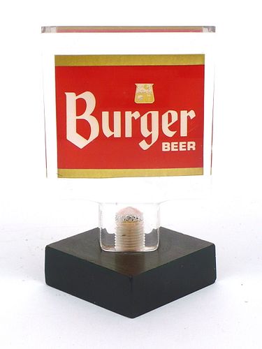 1968 Burger Beer  Acrylic Tap Handle 