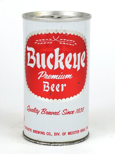 1969 Bucekeye Premium Beer 12oz Tab Top T47-12v