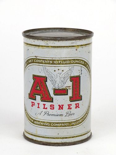 1959 A-1 Pilsner Beer 10oz Flat Top 31-26