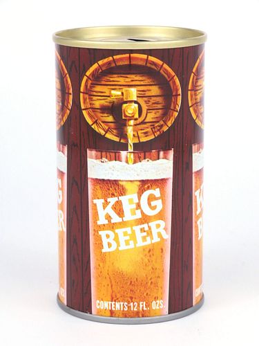 1968 Keg Beer 12oz Tab Top T84-29