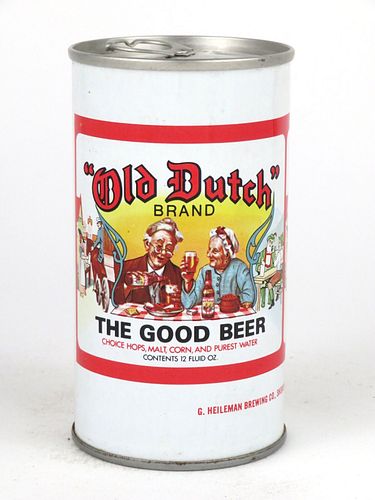 1968 Old Dutch Beer 12oz Tab Top T100-09v
