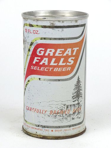 Rare 1965 Great Falls Select Beer 12oz Fan Tab T97-21