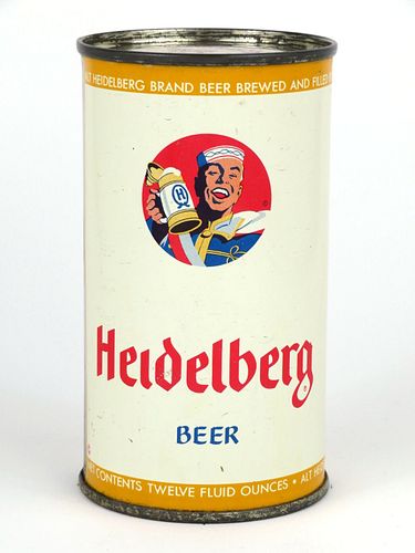 1956 Heidelberg Beer 12oz Flat Top 81-12