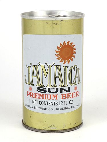1964 Jamaica Sun Premium Beer 12oz Tab Top T82-26