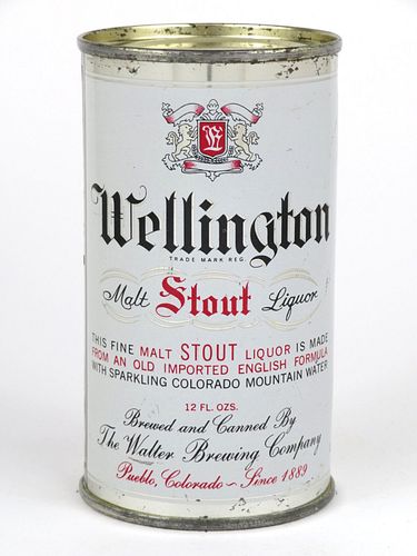 1964 Wellington Stout Malt Liquor 12oz Flat Top 145-03