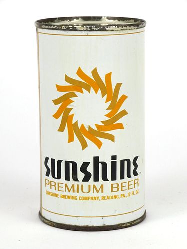 1963 Sunshine Premium Beer 12oz Flat Top 137-37
