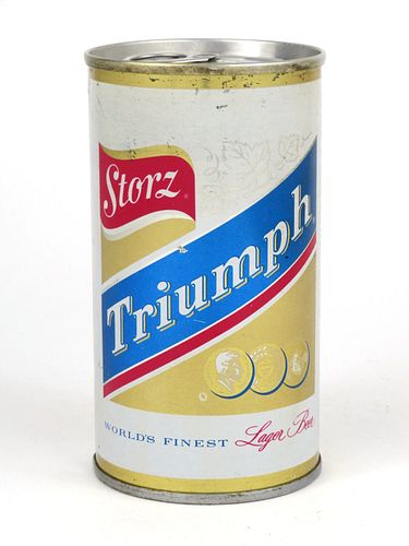 1965 Storz Triumph Beer 12oz Tab Top T128-14