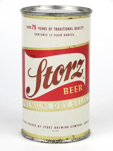 1956 Storz Beer 12oz Flat Top 137-19