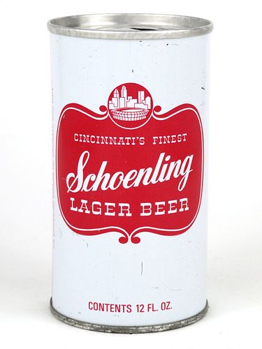 1969 Schoenling Lager Beer 12oz Tab Top T123-25
