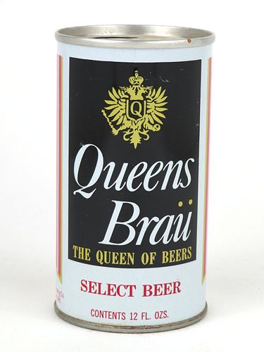 1967 Queens Brau Beer 12oz Tab Top T111-15.1