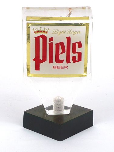 1968 Piels Light Lager Beer  Acrylic Tap Handle 