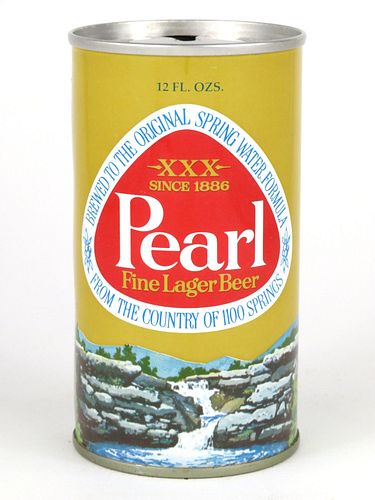 1969 Pearl Lager Beer 12oz Tab Top T107-24