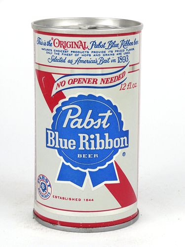 1967 Pabst Blue Ribbon Beer (Newark) 12oz Tab Top T106-15