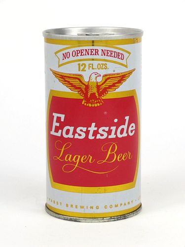 1968 Eastside Lager Beer "No Opener Needed" 12oz Tab Top T60-39