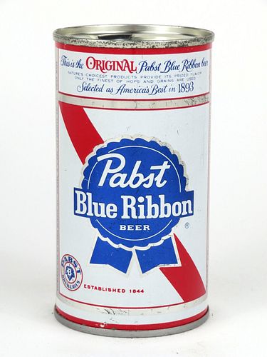 1962 Pabst Blue Ribbon Beer (Milwaukee) 12oz Flat Top 70-16