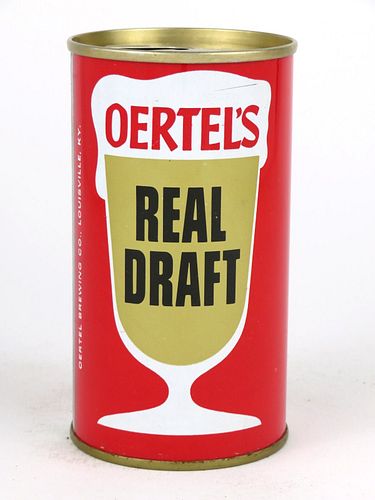 1969 Oertel's Real Draft Beer 12oz Tab Top T99-06